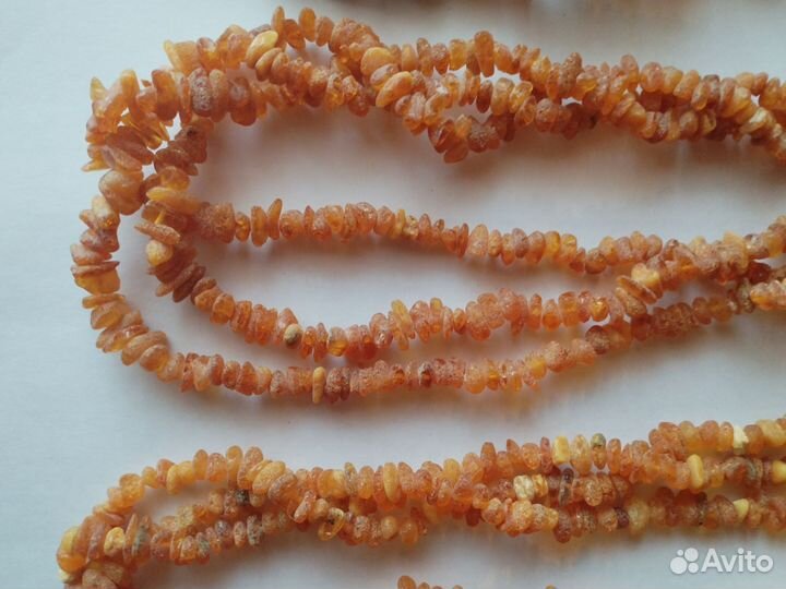 Янтарные бусы натуральные СССР