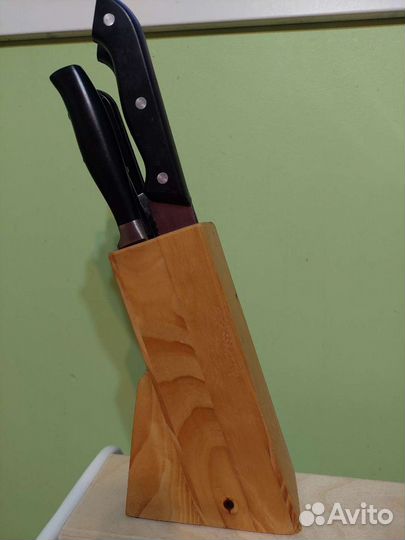 Кухонные ножи набор на подставке