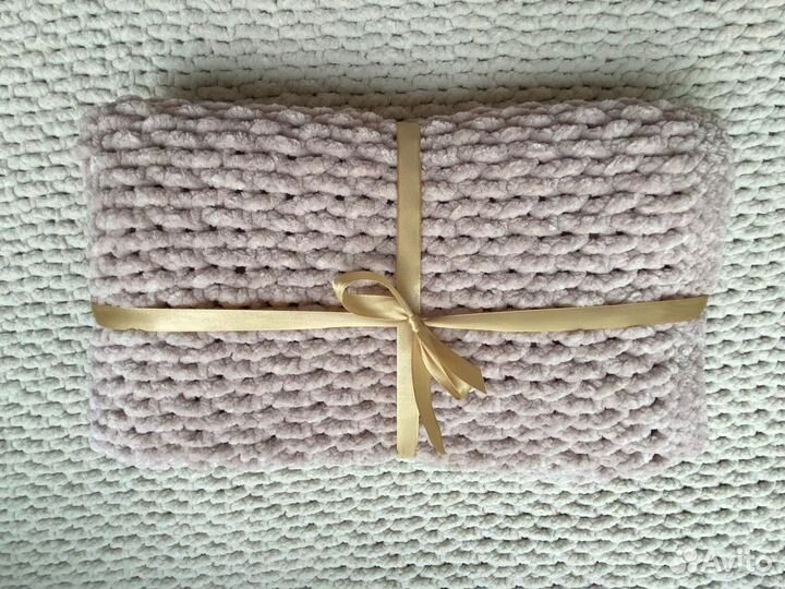 Плед детский вязаный ручная работа