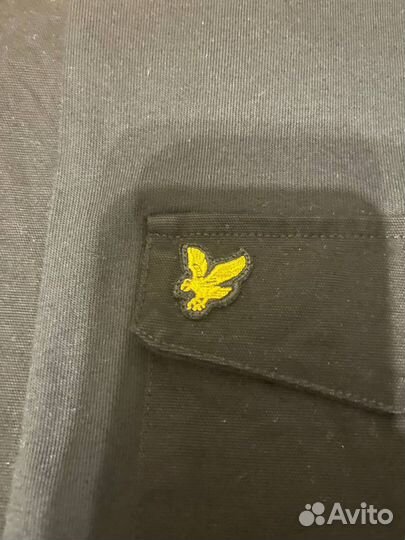 Футболка из двух материалов lyle Scott