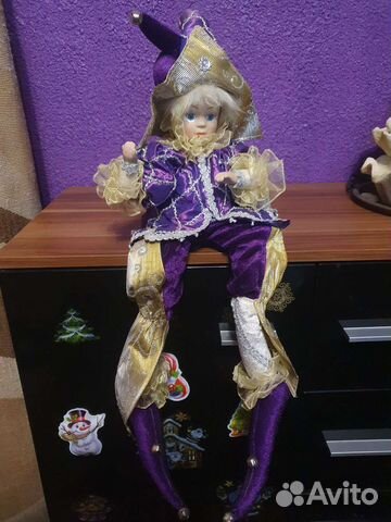 Фигура Шут 52см Музыкальный