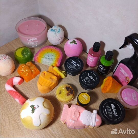 Разные продукты lush