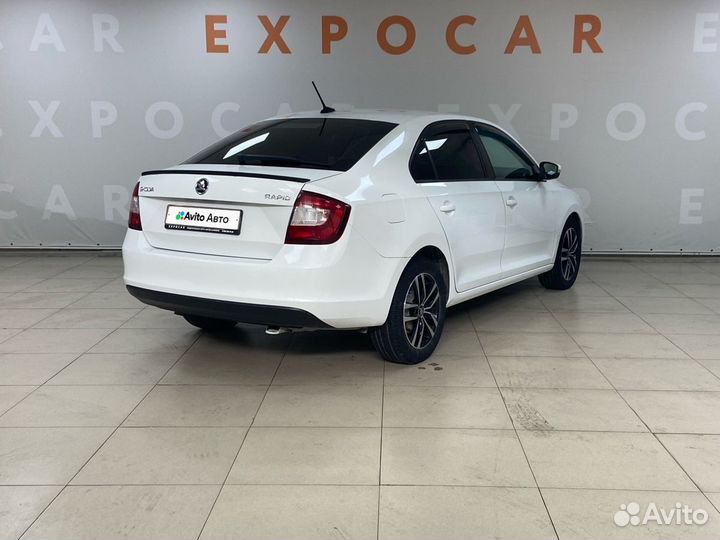 Skoda Rapid 1.6 МТ, 2017, 177 115 км