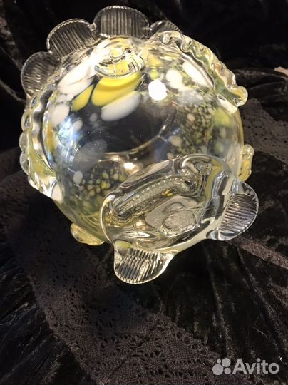 Винтажная ваза конфетница СССР