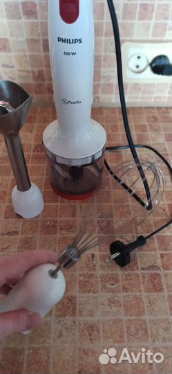 Погружной блендер philips promix 650w