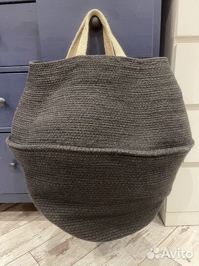 Корзины hm home джутовая для белья