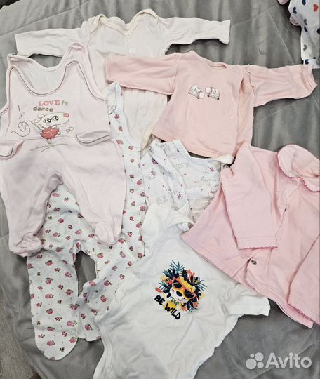 Пакет вещей для малышки 56-62 -68