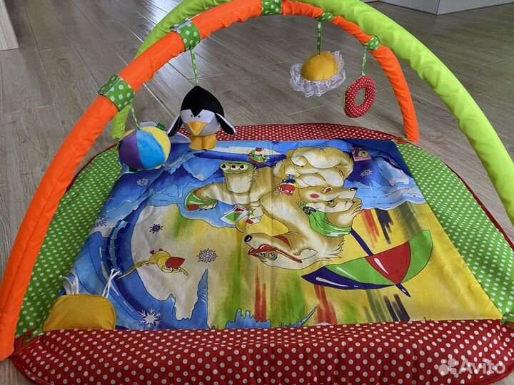 Развивающий коврик новый