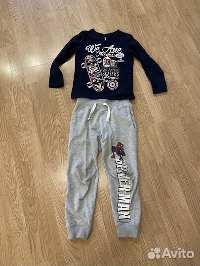 Пакет одежды на мальчика рост 116-122