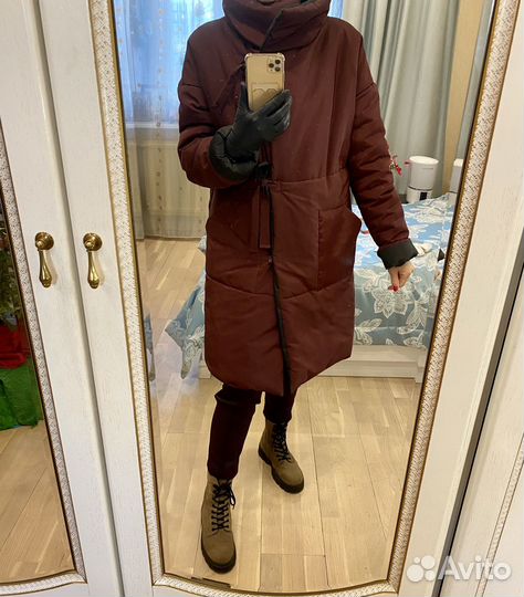 Пуховик зимний женский