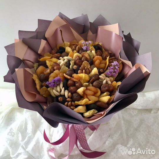 Букет из сухофруктов съедобный букет