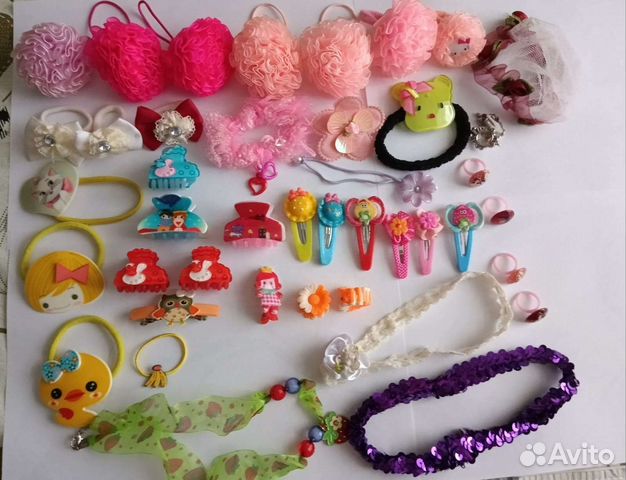 Резинки заколки аксессуары для девочки