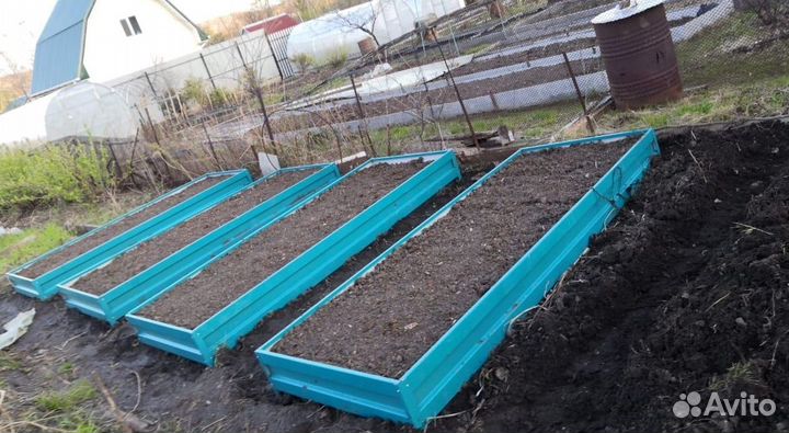 Грядка цветная 1м х 5м х 32см