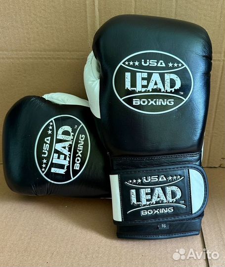 Боксерские перчатки, шлем Lead boxing