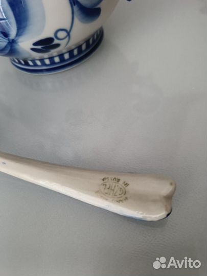 Штоф. Сахарница. Ваза гжель