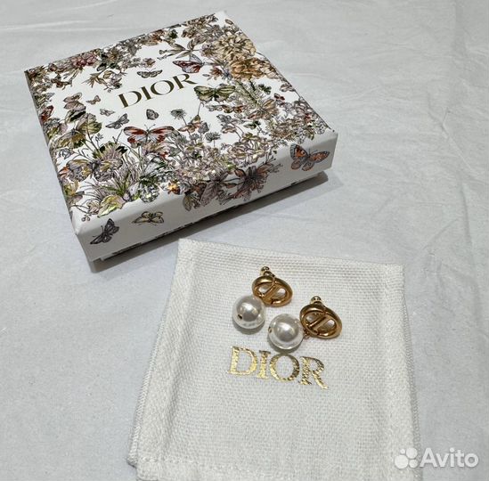 Серьги dior