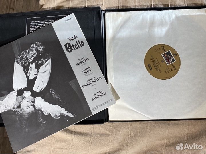 Otello Verdi 3 lp box EMI/HMV