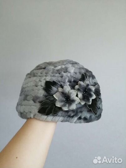 Шапка зимняя меховая женская