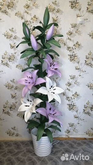 Лилия светильник из изолона