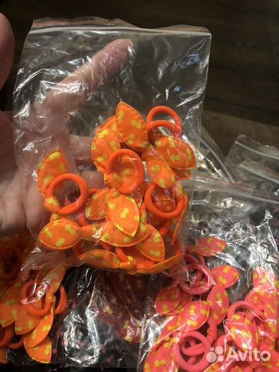 Резинки для волос пакетом