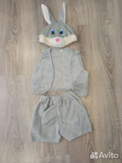 Новогодний костюм зайчика 92-98