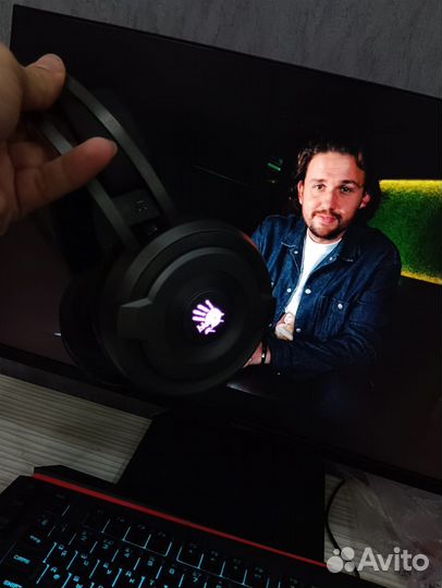 Игровые наушники bloody