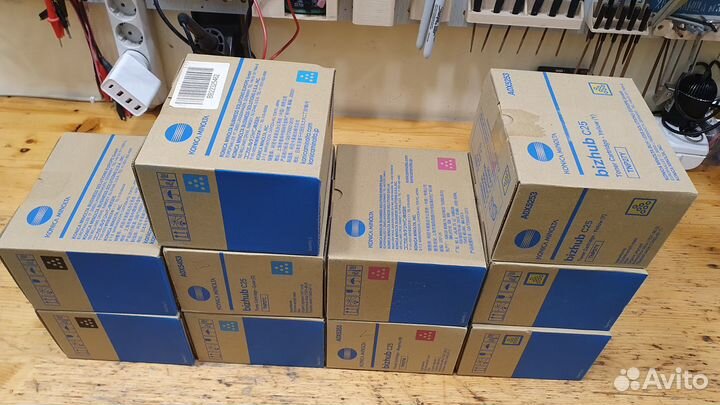 Тонер-картриджи Konica Minolta TNP-27 C M Y K