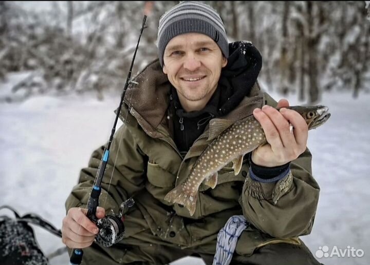 Зимняя подледная рыбалка на Камчатке