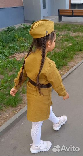 Детская военная форма для девочки 110