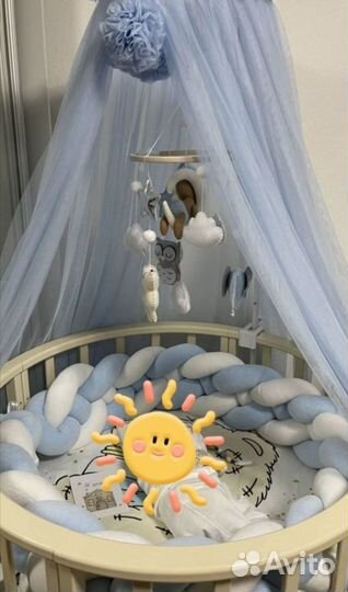 Держатель для балдахина на детскую кроватку