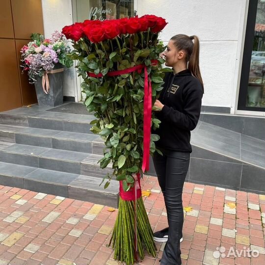 Длинные розы