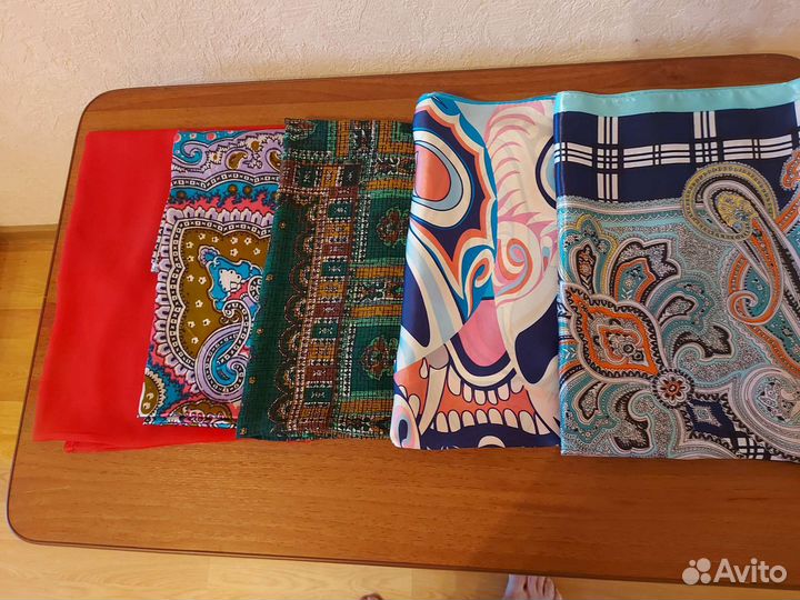 Шелковые платки, нат.шелк, цена за все