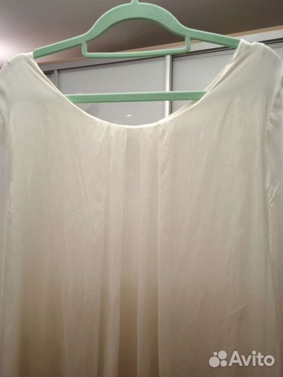 Туника из шифона и кружево