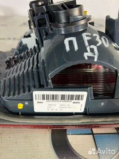 Фонарь крышки багажника правый Bmw F30 седан