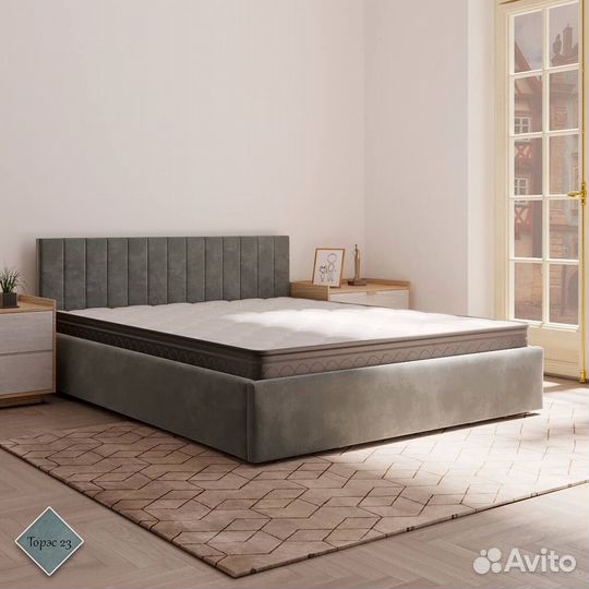 Мягкая кровать с матрасом 160/200