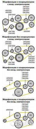 Натяжитель ремня (без ролика) для а/м Mercedes C