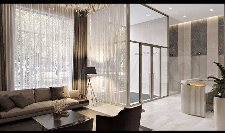 Своб. планировка, 46 м², 25/35 эт.