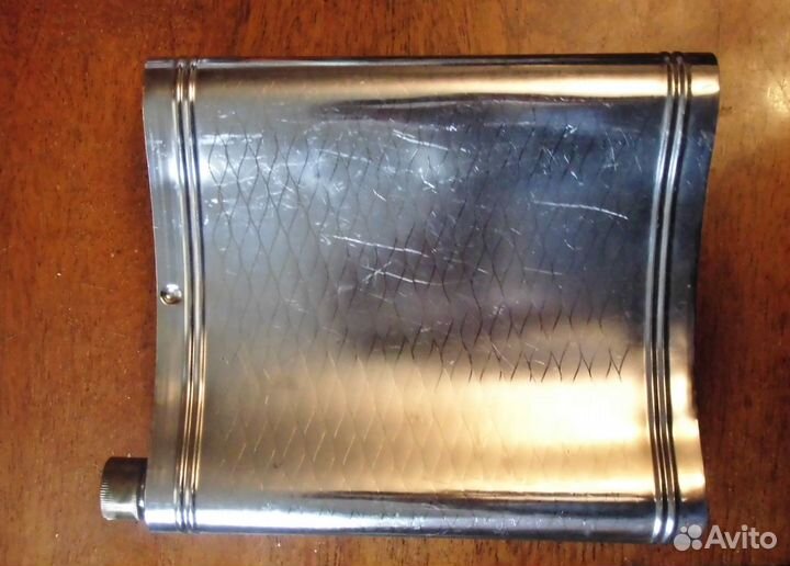 Фляжка нержавейка антикварная большая