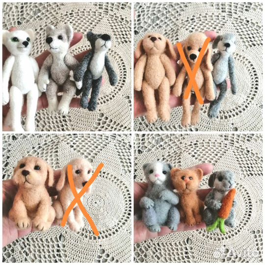 Игрушки валяные