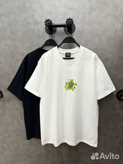 Футболка stussy шикарная (стиль 2024)