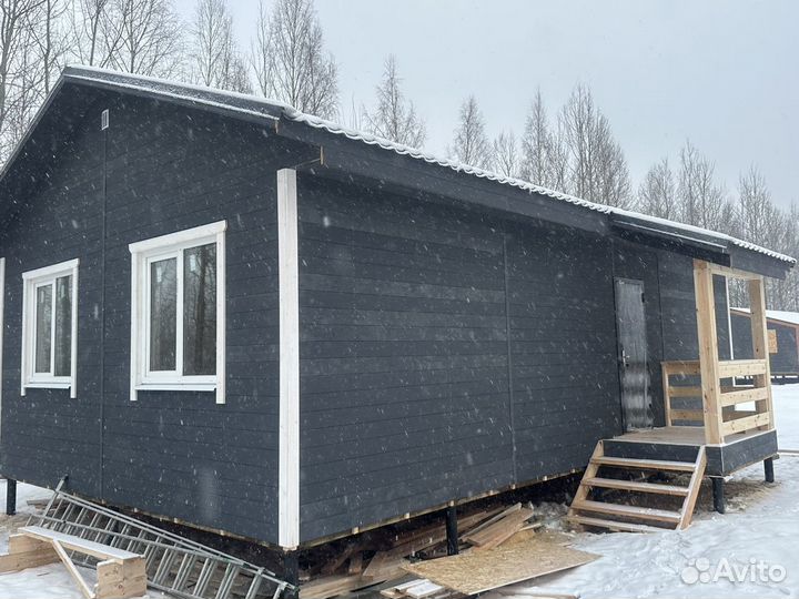 Каркасный дом 6х10 под ключ