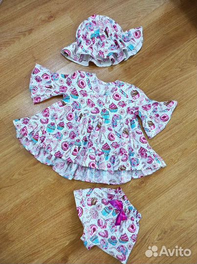 Муслиновые туники в наличии и на заказ