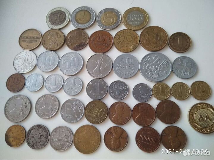 Коллекция монет и купюр (2кг)