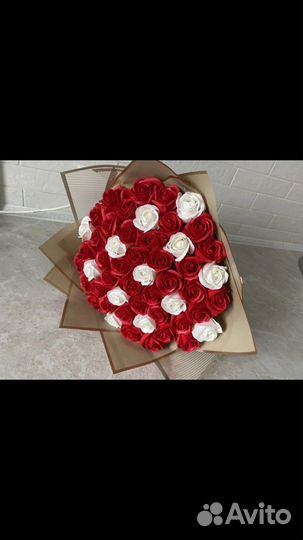 Букет из мыльных роз