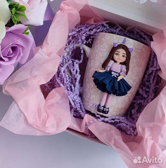 Кружка с декором