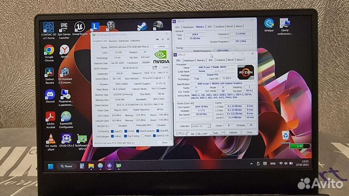 Ноутбук Asus Zephyrus G14 RTX2060