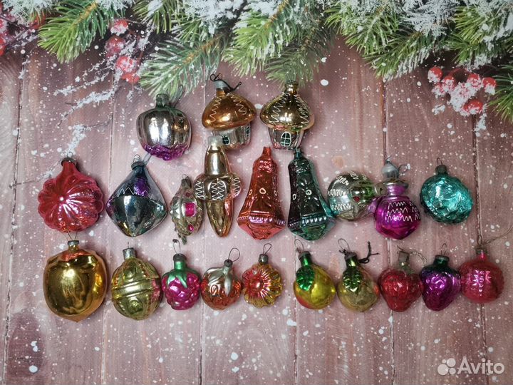 Елочные игрушки СССР