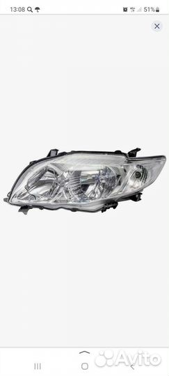 Фара toyota corolla 150 рестайл левая и правая