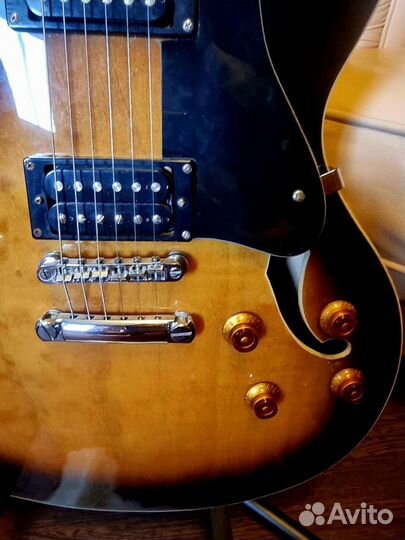 Полуакустическая гитара Washburn HB-30,marshall