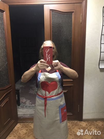 Кухонный фартук лен